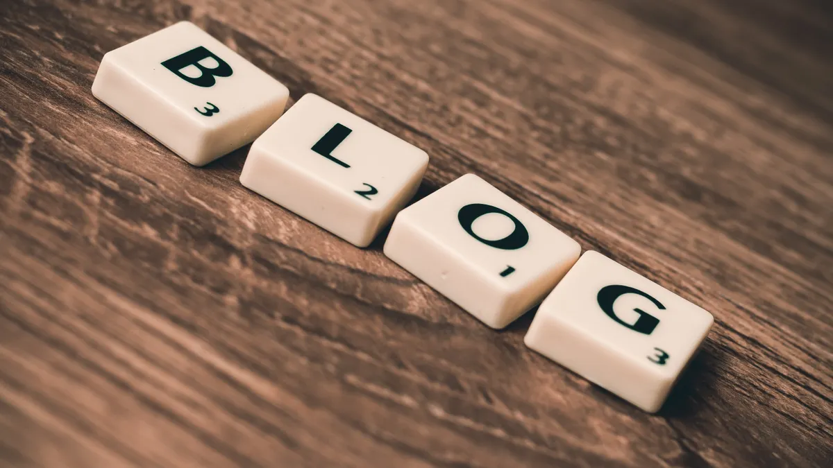 Foundations of automated blogging — The Complete Guide — Blog Letters on Brown Wood